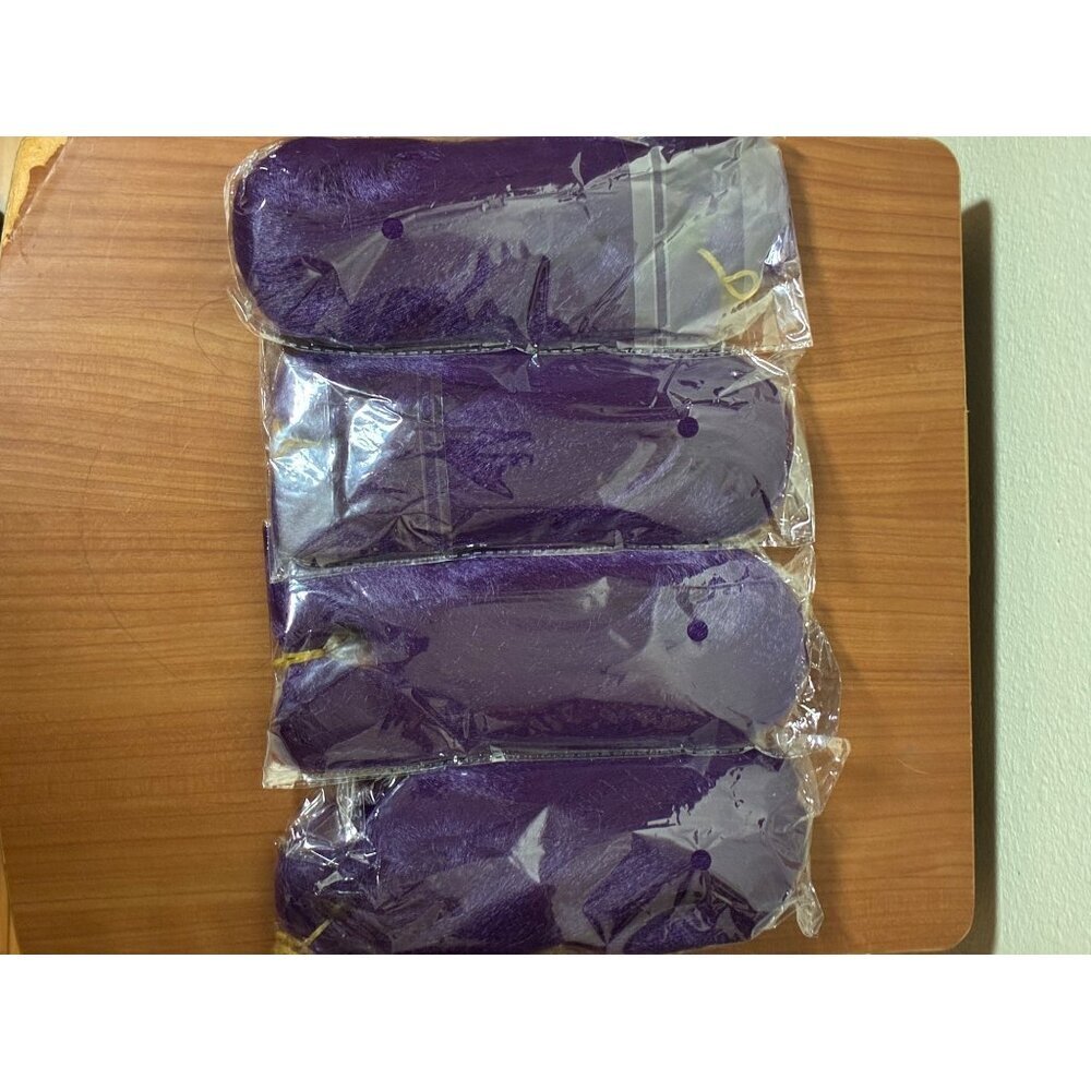 Pre Stretched Braiding Hair Dark Purple 20" 4 Pack Rumi Kpop Demon Hunter DIY - Picture 3 of 6